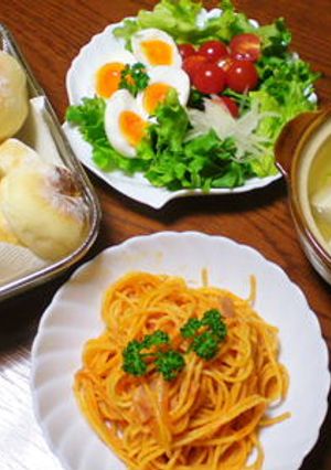 シンプルナポリタン-レシピのメイン写真
