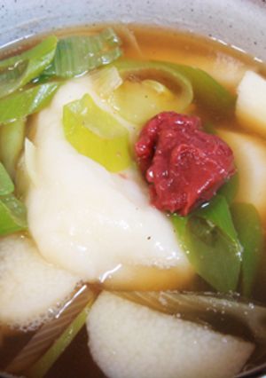 弁当庵庵主の朝飯「長芋の雑煮」-レシピのメイン写真