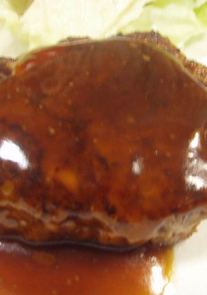 やき肉ハンバーグ-レシピのメイン写真