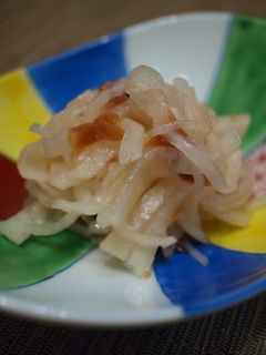 大根の梅あえ-レシピのメイン写真