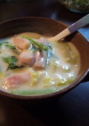 おもち消費に！白菜のもちクリーム煮-レシピのメイン写真