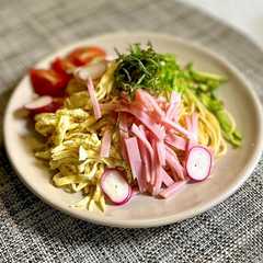 รูปของ 冷やし中華風冷製パスタ
