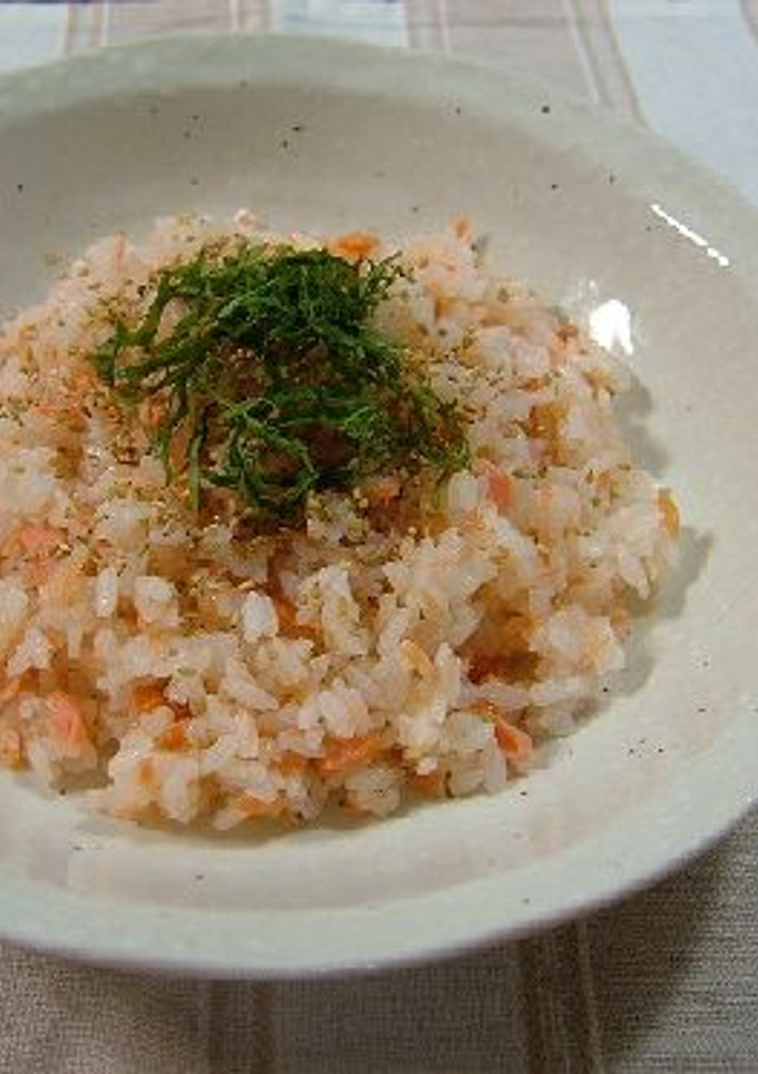 焼き鮭の寿司風ごはん-レシピのメイン写真