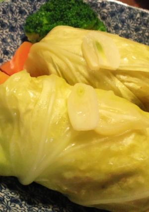 レンジで簡単☆ご飯でロールキャベツ-レシピのメイン写真