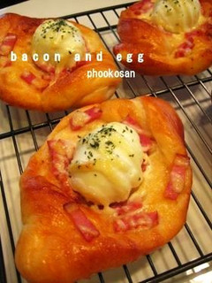 ハムマヨ♪まるごとゆで卵パン-レシピのメイン写真