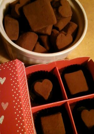 バレンタイン生チョコ❤石畳✿簡単手作り♡-レシピのメイン写真