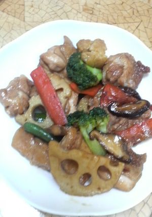 鶏モモ肉と野菜の照り焼き-レシピのメイン写真
