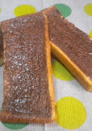 食パンでラスク(ココアクリーム)-レシピのメイン写真
