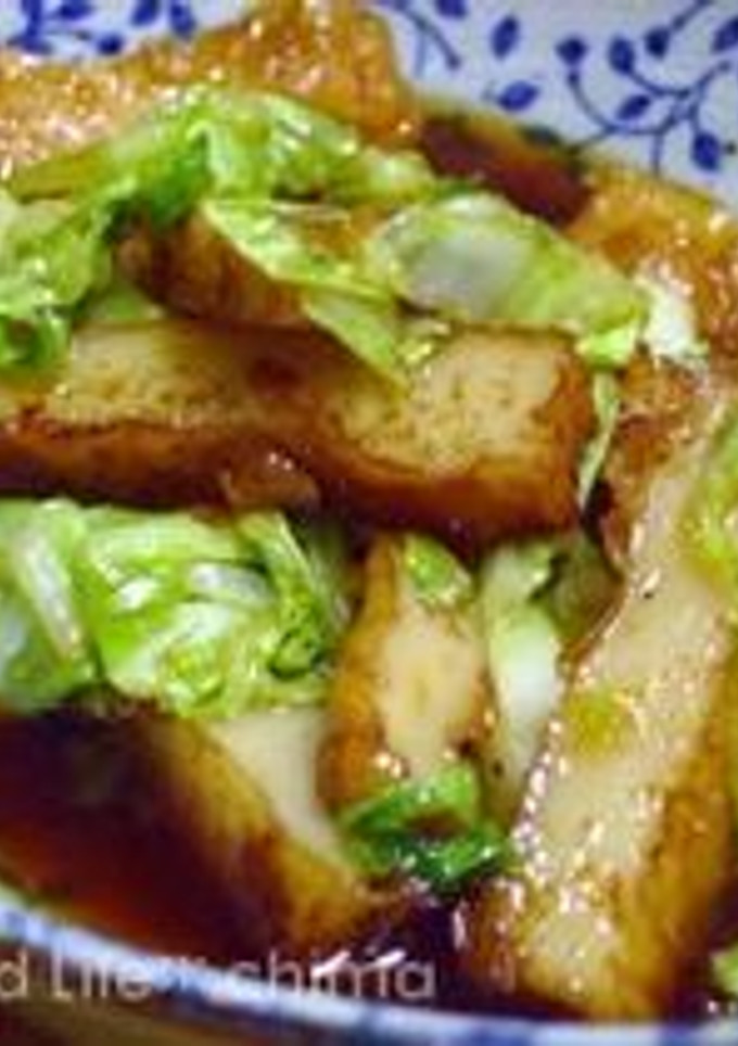 さつま揚げとキャベツの炒め物-レシピのメイン写真