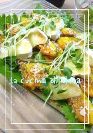 かぼちゃとカマンベールのトースター焼き-レシピのメイン写真