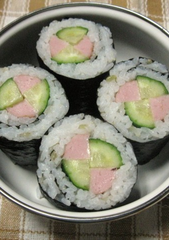 お魚ソーセージときゅうりの簡単海苔巻ご飯-レシピのメイン写真