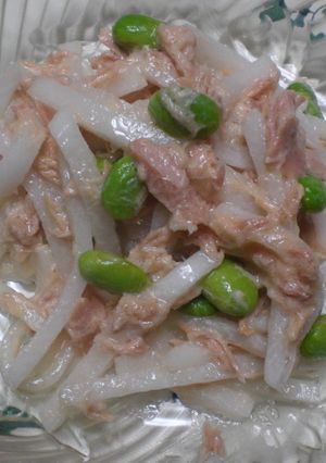 大根ツナ枝豆のマヨフレンチサラダ-レシピのメイン写真