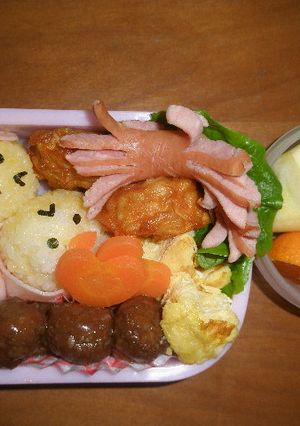 ピーチクひよこのお弁当-レシピのメイン写真