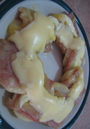 じゃがいもとスパムのマヨチーズ焼き-レシピのメイン写真