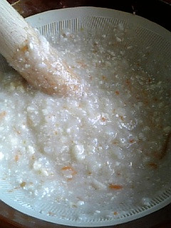 7ヶ月<中期>の離乳食 けんちん粥-レシピのメイン写真