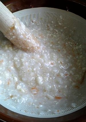 7ヶ月<中期>の離乳食 けんちん粥-レシピのメイン写真