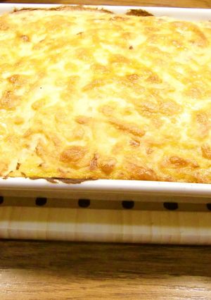 ポテトとミートの重ねグラタン♪-レシピのメイン写真