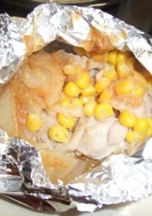 開けて嬉しい♪あったか鶏の味噌ホイル焼き-レシピのメイン写真