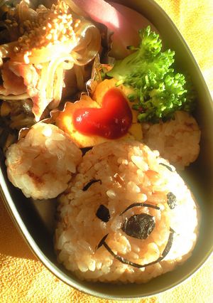 簡単！キャラ弁☆くまのプーさん！おかかで-レシピのメイン写真