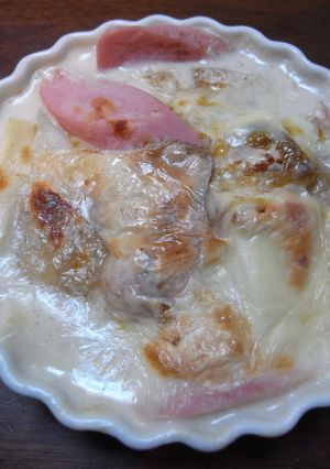 ギョニソとお豆腐とお餅のグラタン風-レシピのメイン写真
