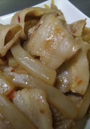 ピリっと辛。生姜焼き♪-レシピのメイン写真