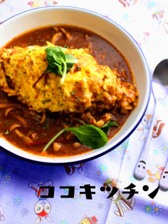 半熟卵のふわふわオムライス-レシピのメイン写真