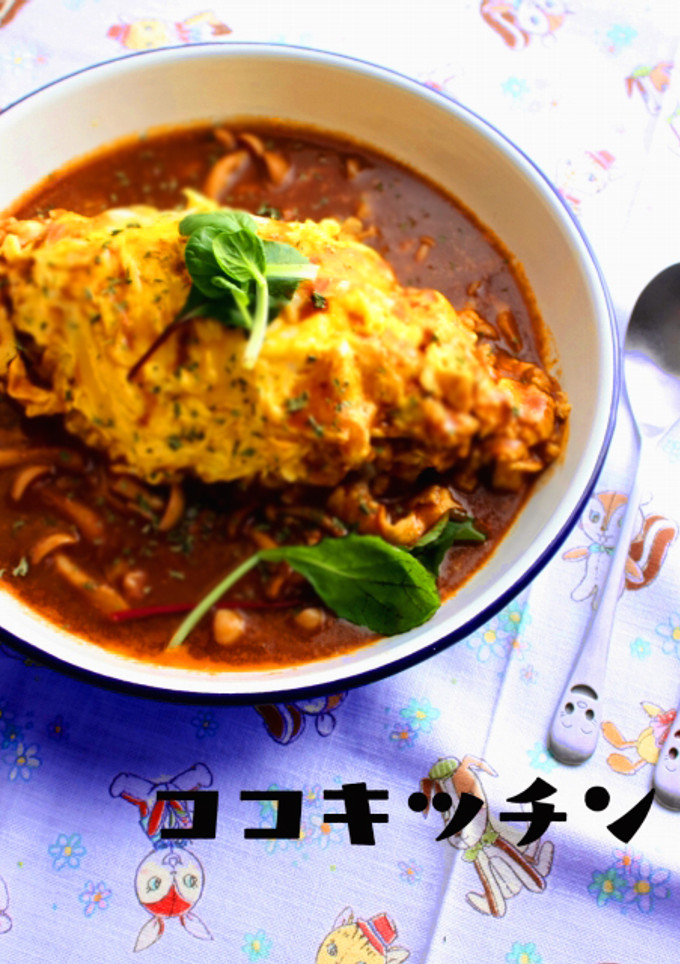 半熟卵のふわふわオムライス-レシピのメイン写真