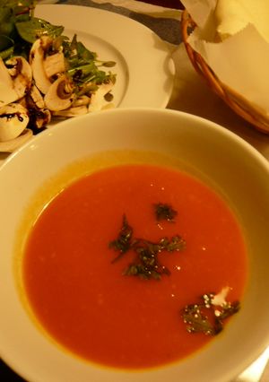 カボチャと野菜ジュースのスープ-レシピのメイン写真