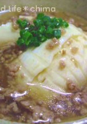 豆腐の肉あんかけ-レシピのメイン写真