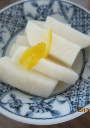 ポリポリとまらない！ゆず茶でゆず大根-レシピのメイン写真