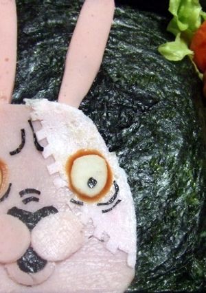 キャラ弁☆キレたウサビッチ-レシピのメイン写真
