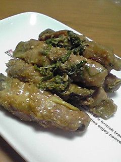 なすの豚肉巻き大葉ごまポン酢和え-レシピのメイン写真