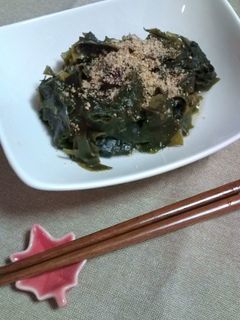 わかめの梅煮-レシピのメイン写真