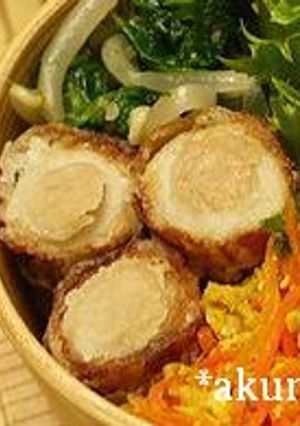 お弁当にどうぞ。ちくわのツナマヨ詰め焼-レシピのメイン写真