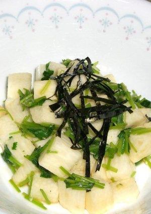 ♪　山芋と三つ葉のわさび醤油和え　♪-レシピのメイン写真