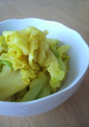 10分料理♫キャベツのカレー蒸し-レシピのメイン写真