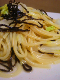 塩こんぶで✿白菜の塩バターパスタ-レシピのメイン写真