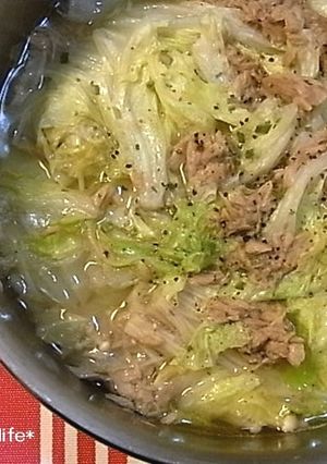 ☆白菜とツナのくったり煮☆-レシピのメイン写真