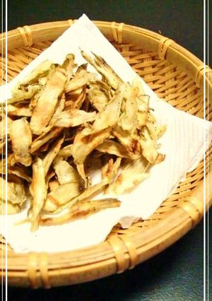 揚げない♪カリカリ☆ ごぼうチップス♪-レシピのメイン写真