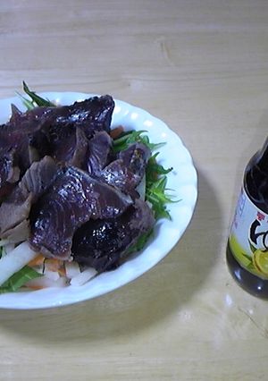 男の料理 ゆずぽんでカツオのたたきサラダ-レシピのメイン写真