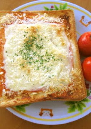 ☆簡単☆食パンでハムとチーズのトースト☆-レシピのメイン写真