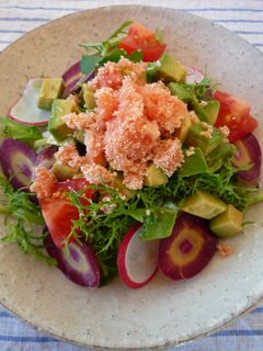 簡単!タラコとアボカドのサラダ丼-レシピのメイン写真