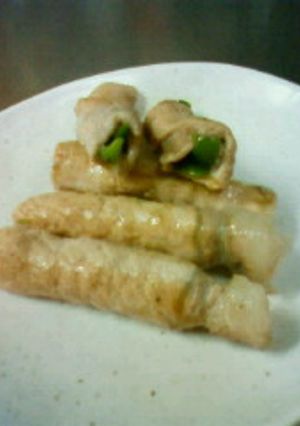 ピーマンと玉ねぎの肉巻き-レシピのメイン写真
