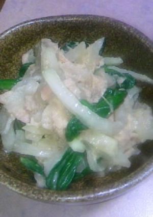 ﾎｳﾚﾝｿｳと大根の胡麻ﾎﾟﾝ和え-レシピのメイン写真