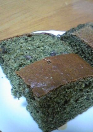 お汁粉の残りとよもぎで和風パウンドケーキ-レシピのメイン写真