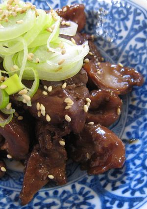 レバーと砂肝の甘辛煮-レシピのメイン写真