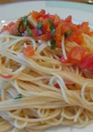 さっぱりトマトパスタ-レシピのメイン写真