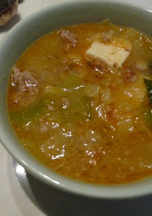 寒い日は麻婆豆腐の素で坦々スープ-レシピのメイン写真