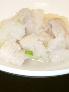 簡単で胃に優しい豚肉のみぞれ鍋-レシピのメイン写真