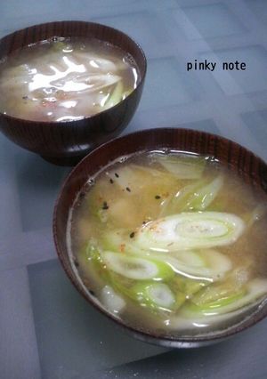 残りもの野菜の韓国風みそ汁-レシピのメイン写真